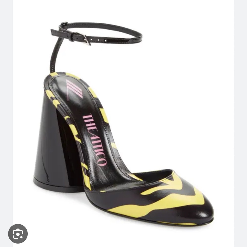 FINAL PRICE. The Attico Zebra Print Luz Heel